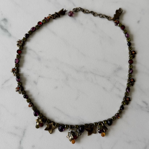 Vintage Mary DeMarco Flower Necklace - Picture 1 of 5